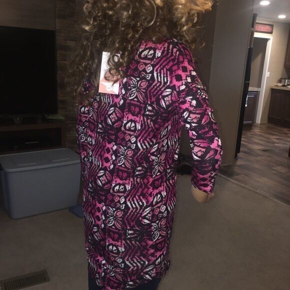 Honey & Lace Pink Tunic Blouse Extra Small NWT - Picture 9 of 13